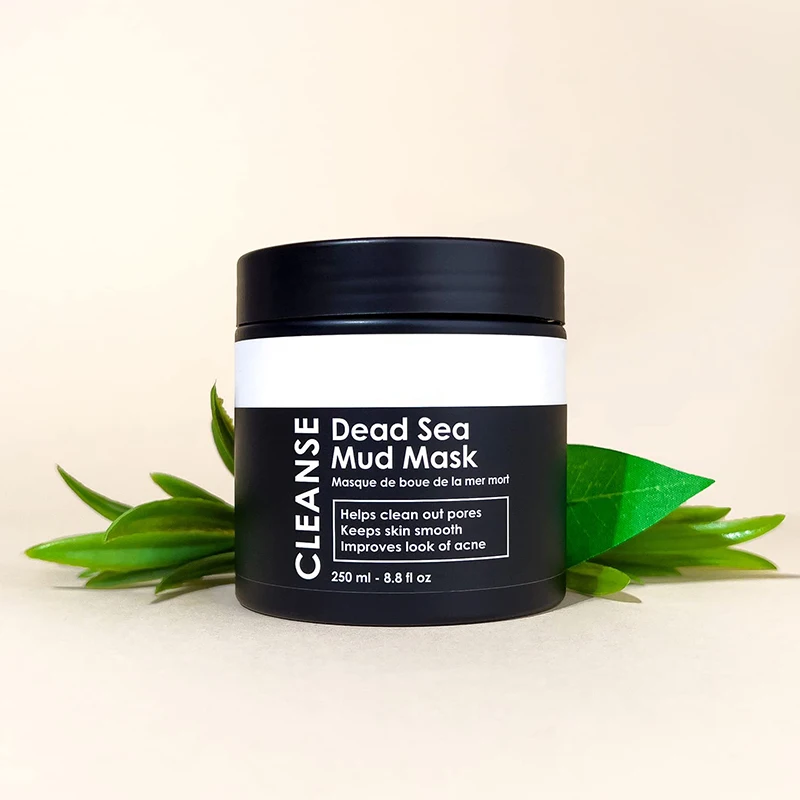 Private Label Women Men Natural Face Skin Care Improve Blackheads/Whiteheads/Acne/Clogged Pores Dead Sea Mud Mask For Oily Skin