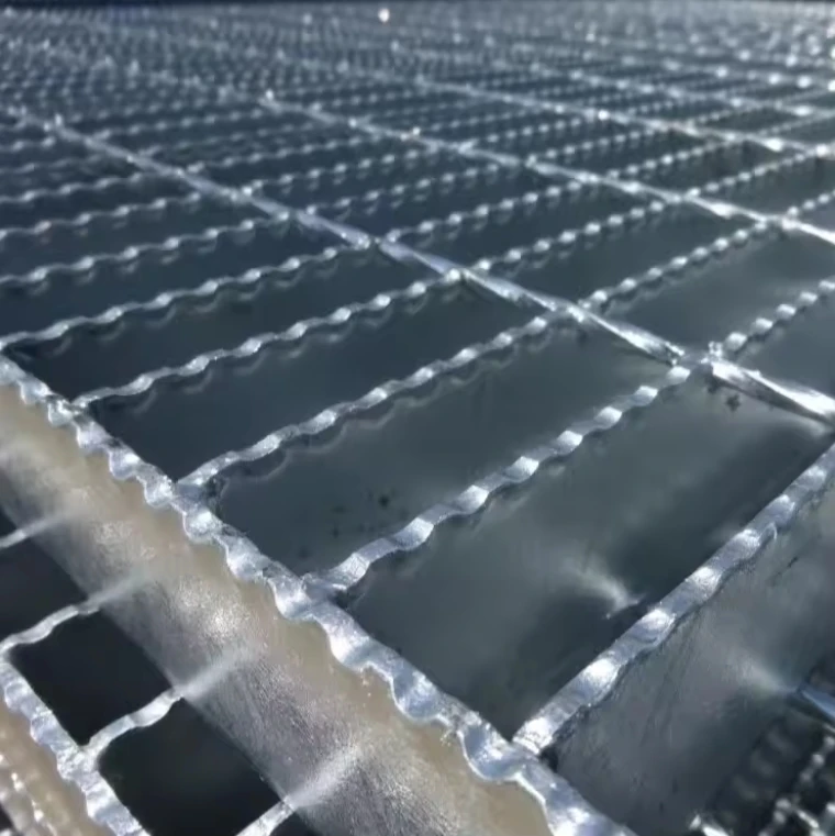 China hot dipped galvanized steel grating price steel grid flooring frame and grate