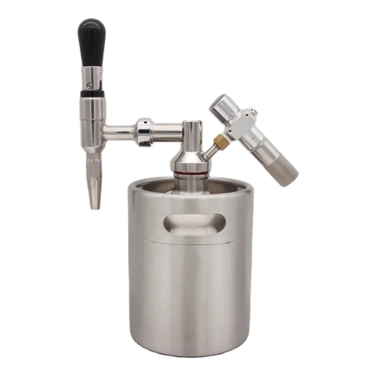 
2L/64oz coffee keg kit with coffee tap and gas regulator 