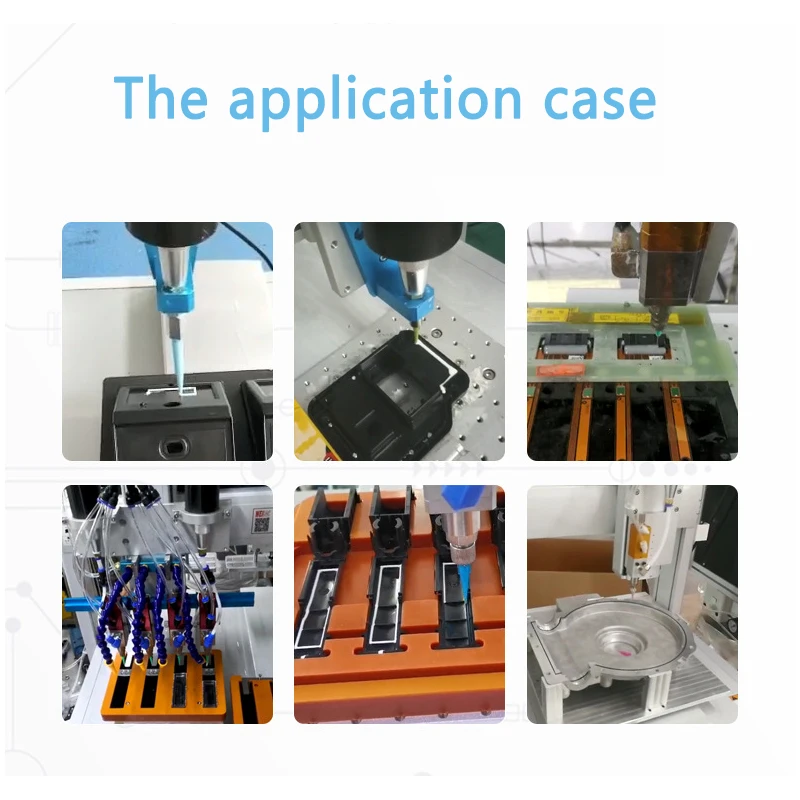 Glue Dispenser Automatic Machine Four Axes  Glue Dispensing Machine With R Rotary Axis automatic glue dispenser machine