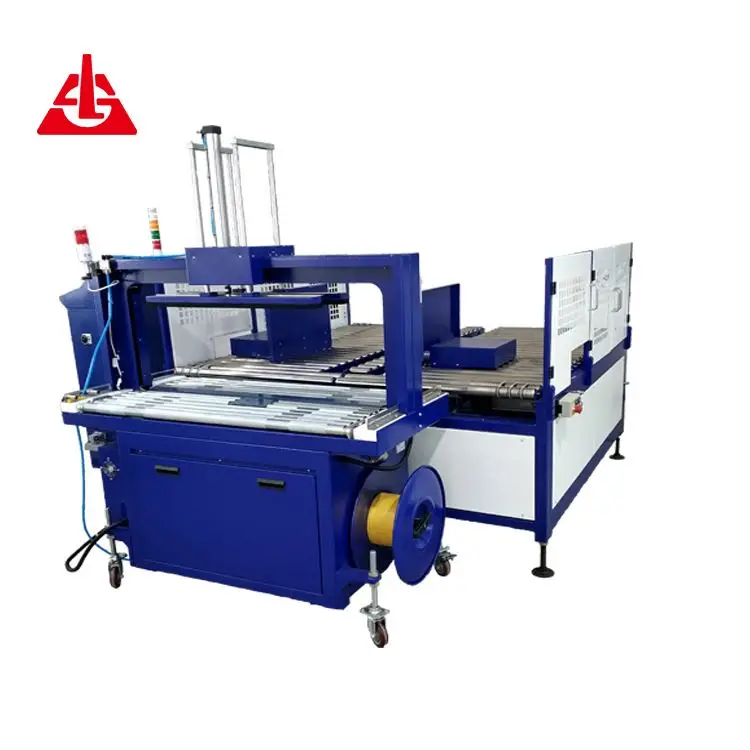 Top quality automatic high speed pressurized carton strapping machine
