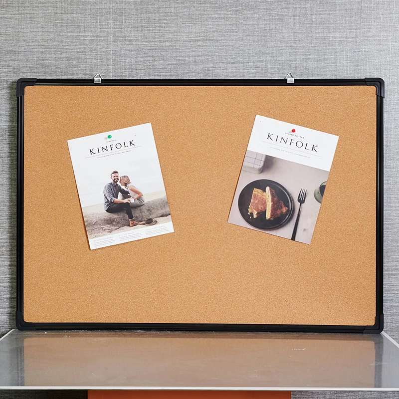 Hot sale custom multi-size double-sided usable school cork