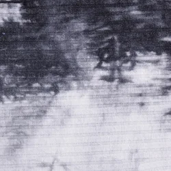 190g cotton/polyester blended rib T-shirt vest top sweater stretch knitting thread tie-dyed fabric