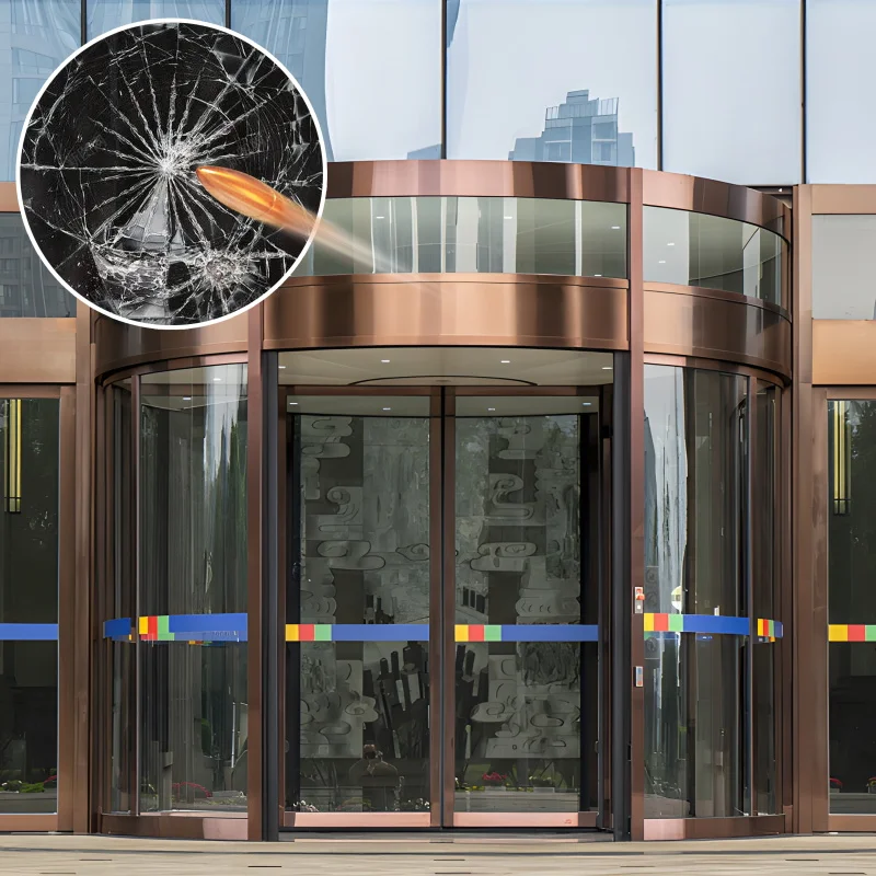 14Mil bulletproof shatterproof glass window film Explosion Proof Glass Film Glass Bursting Window Security Film for Building