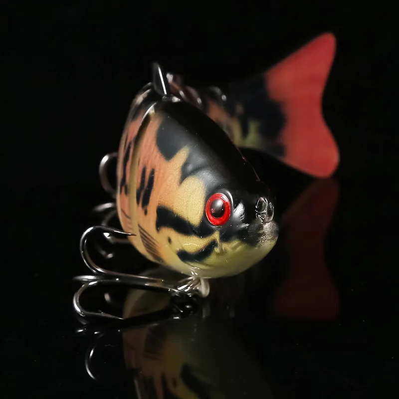 GASTORNI 10cm 15.7g Custom Logo Trout Bionic Lifelike Artificial Plastic 7 Segment Multi Jointed Fishing Lure Segmented