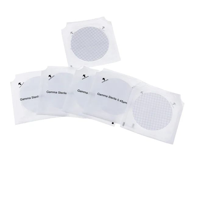 Sterile Gridded Mixed Cellulose Esters MCE membrane filters 47mm 0.45um