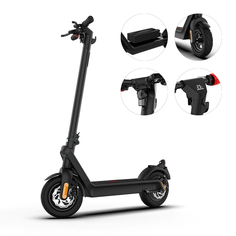 China Factory Wholesale Adult 100 km Fast Speed Electric Scooter X8 Long Range 40KM/H 10 Inch Dubai Electric Scooter