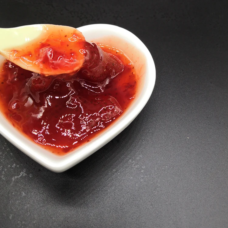 
Dark Red Sweet Strawberry Juice Jam Puree Concentrate 