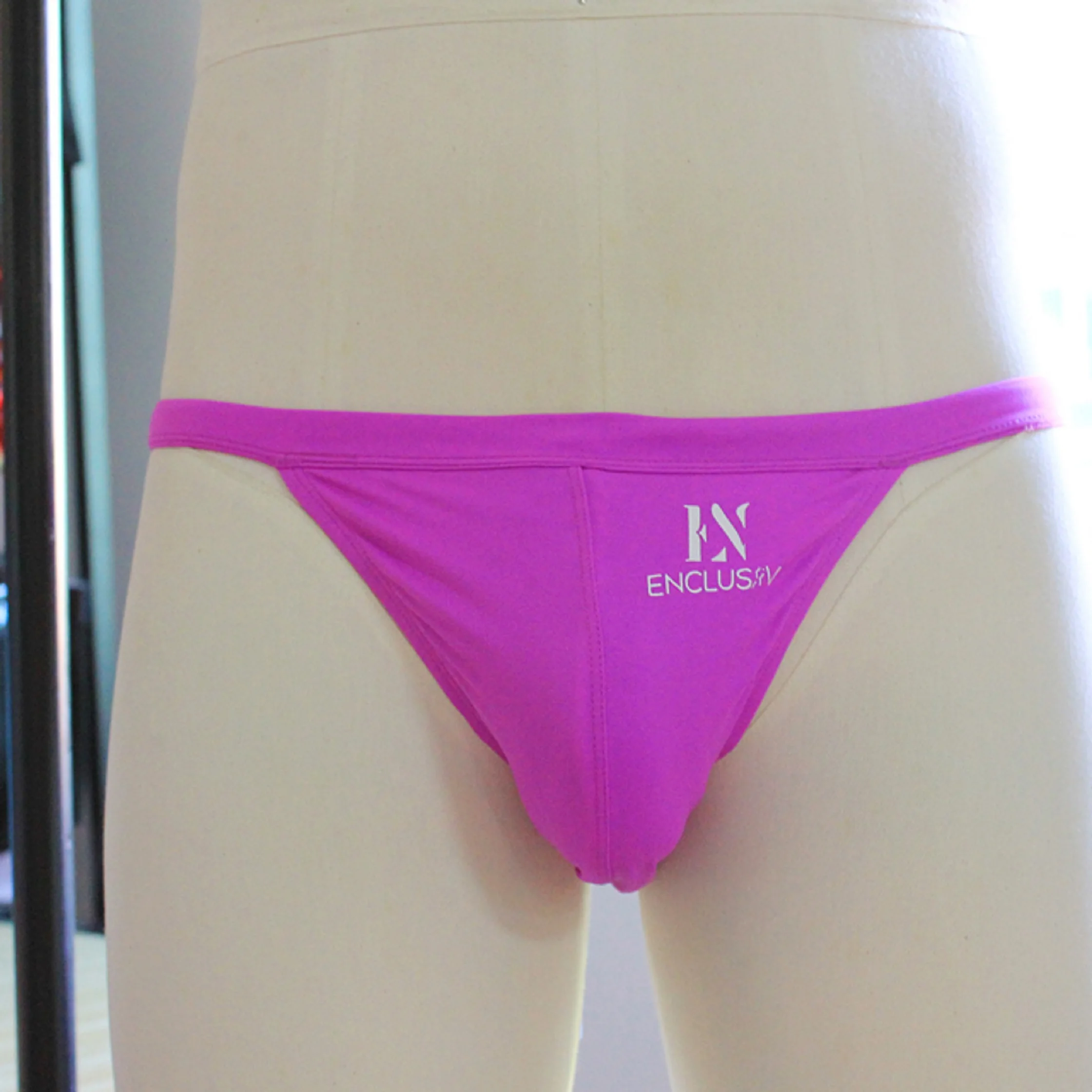 Wholesale In Stock Trendy Swimwear For Men Waterproof Adjustable String Waist Swim Trunks