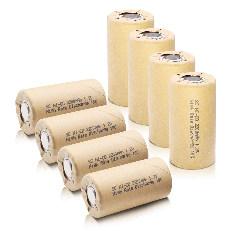 Бренд МП сотовый 100% SC аккумуляторная батарея 1 2 V 2200 мА/ч подводная лодка C NI-CD