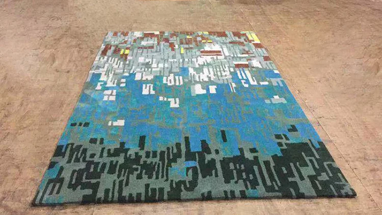 2022 modern chinese hand tufted carved carpets rugs