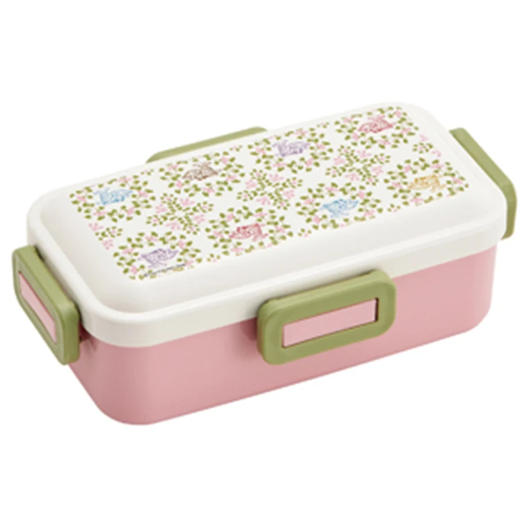 Japanese wholesale dome shaped lid pink plain plastic lunch box