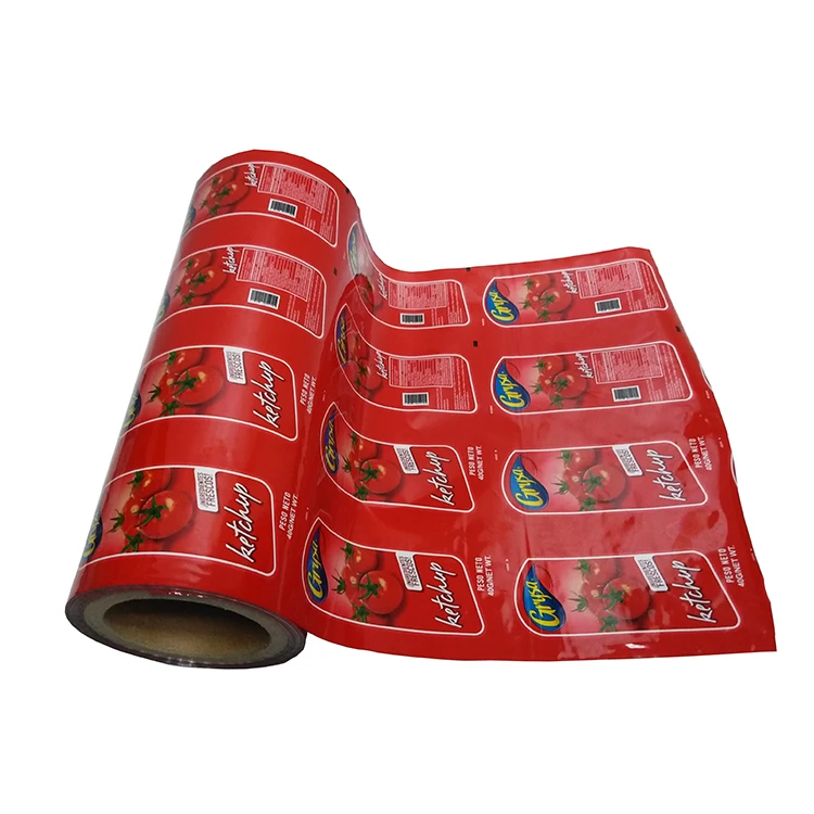 ketchup film packaging tomato paste packaging tomato sauce sachet