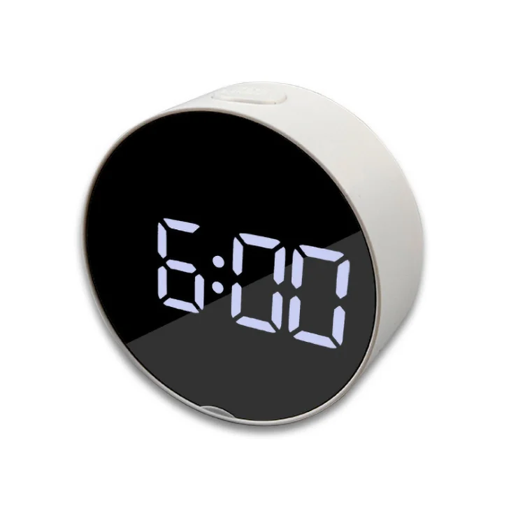 2021 Popular Simple Multifunctional Electronic Bedside Alarm Clock LED Mirror Large Screen Digital Clock Gifts other home decor