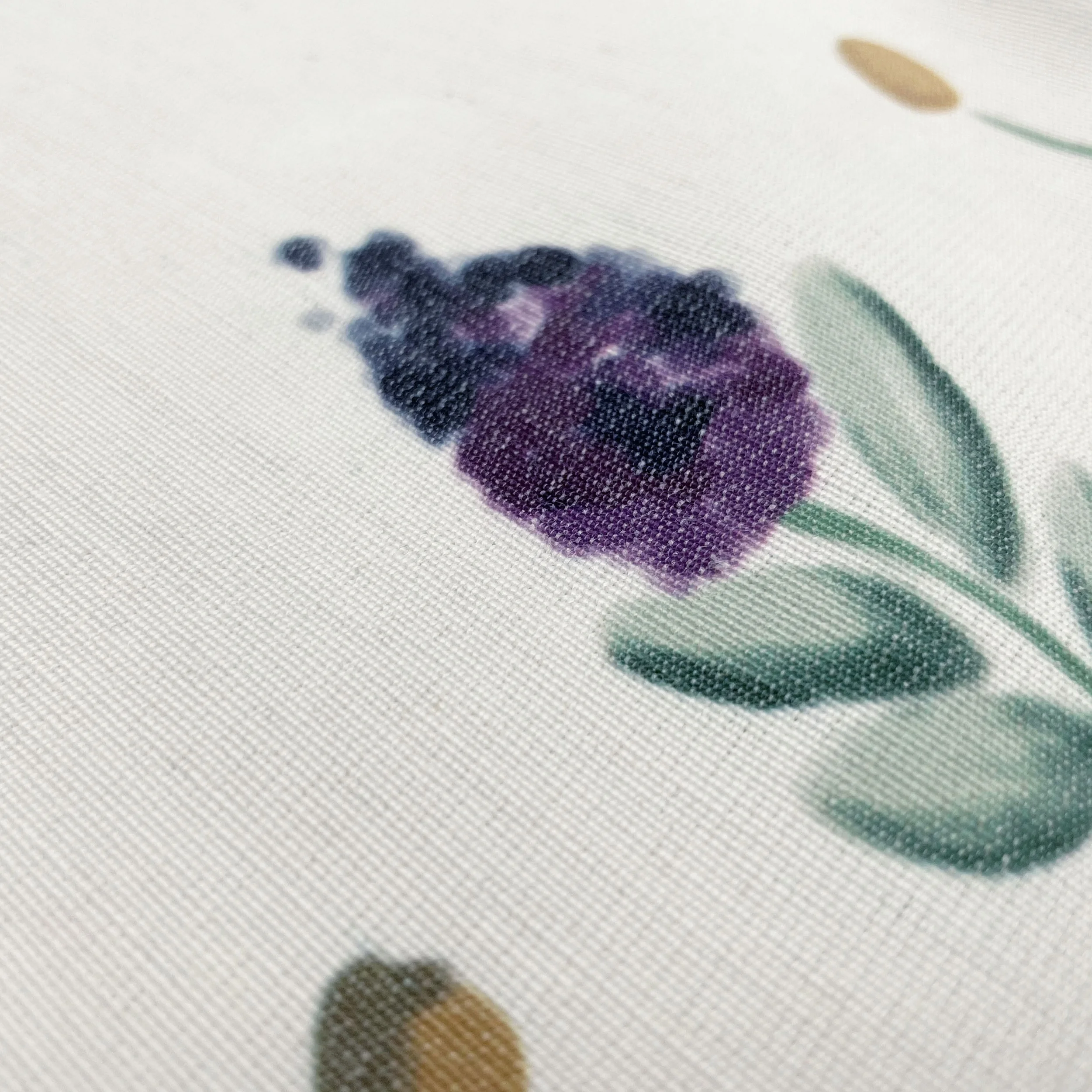 Wholesale Linen Embroidery Dining Table Cloth Cover Customized Logo rectangular printed Kitchen Tablecloth