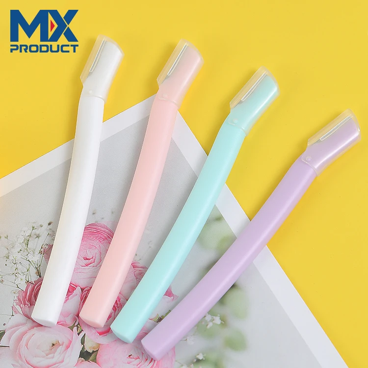 Wholesale Low Price Women Makeup Tools Eyebrow Trimmer Stainless Steel Blade Eyebrow Trimmer With Cover