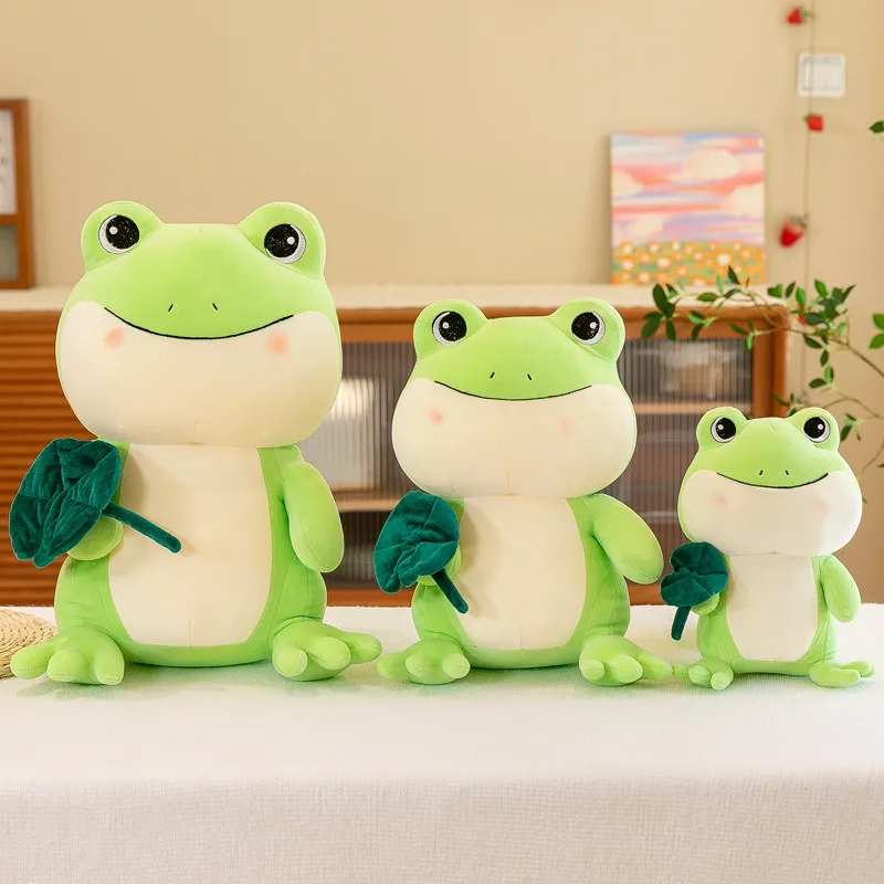 Geeme пользовательские дети Peluche 28 см мягкая плюшевая игрушка лягушка