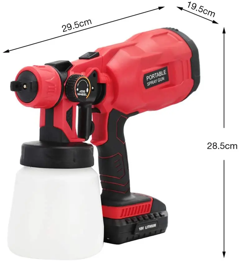 18V 20V Rechargeable Battery Powered electric spray paint machine gun