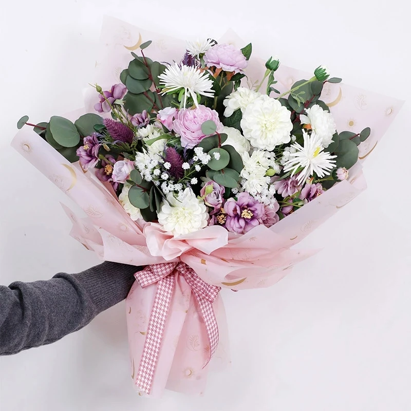 Custom Printed Logo 17g 28g  Multicolor Gift Tissue Paper Clothing Flower Wrapping Paper For Packaging