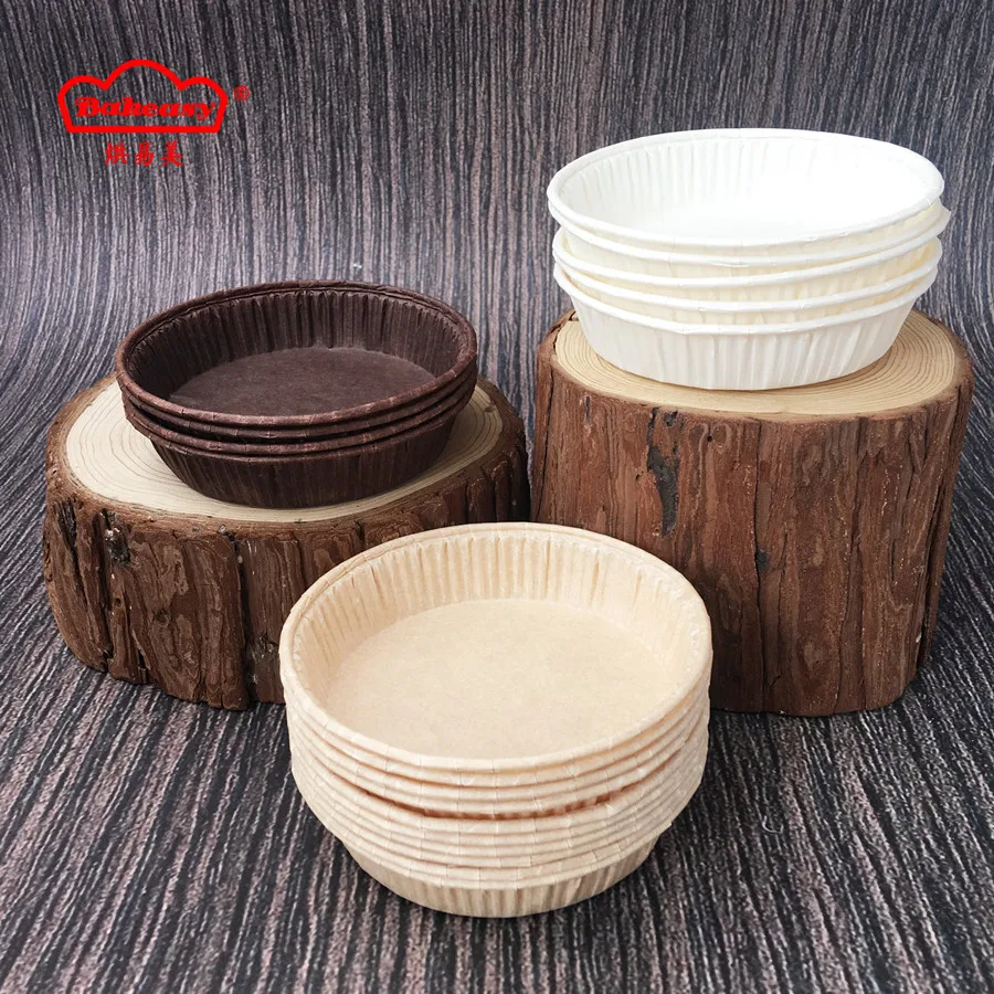 Muffin Baking Trays for pie and cookies New rolled rim baking pans 90mm Base 50 count