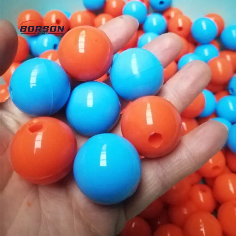 Factory 35mm 40mm Natural rubber balls with hole Custom Silicone Beater Drum mallets ball Rubber bouncing Balls