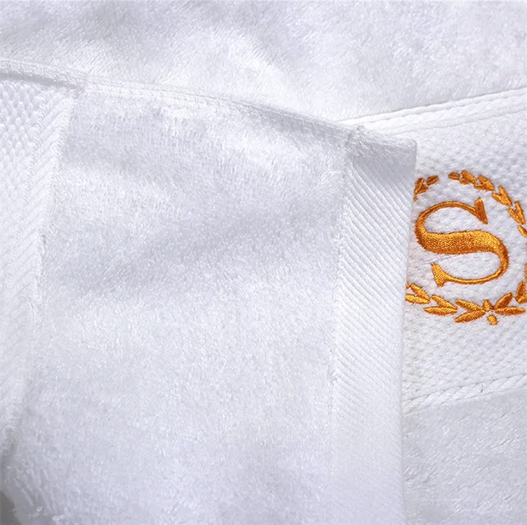 Embroidery Pattern Customization 100% Cotton Bath Towel Sets Face Towel Luxury Hotel Towels