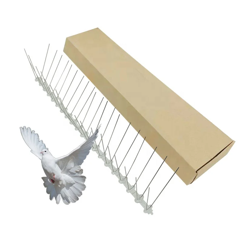 Высокоэффективный наружный Садовый Забор Из Нержавеющей Стали, сдерживающий голубь, шип