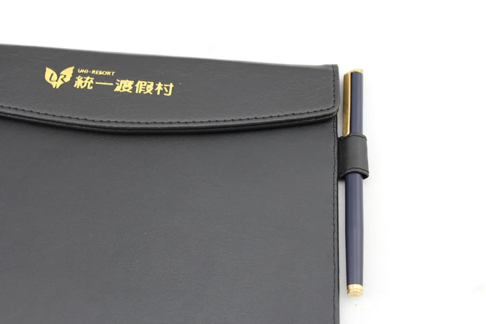 Magnetic PU Leather Office Clipboard Restaurant Hotel Menu Folder Bill Folder Clipboard