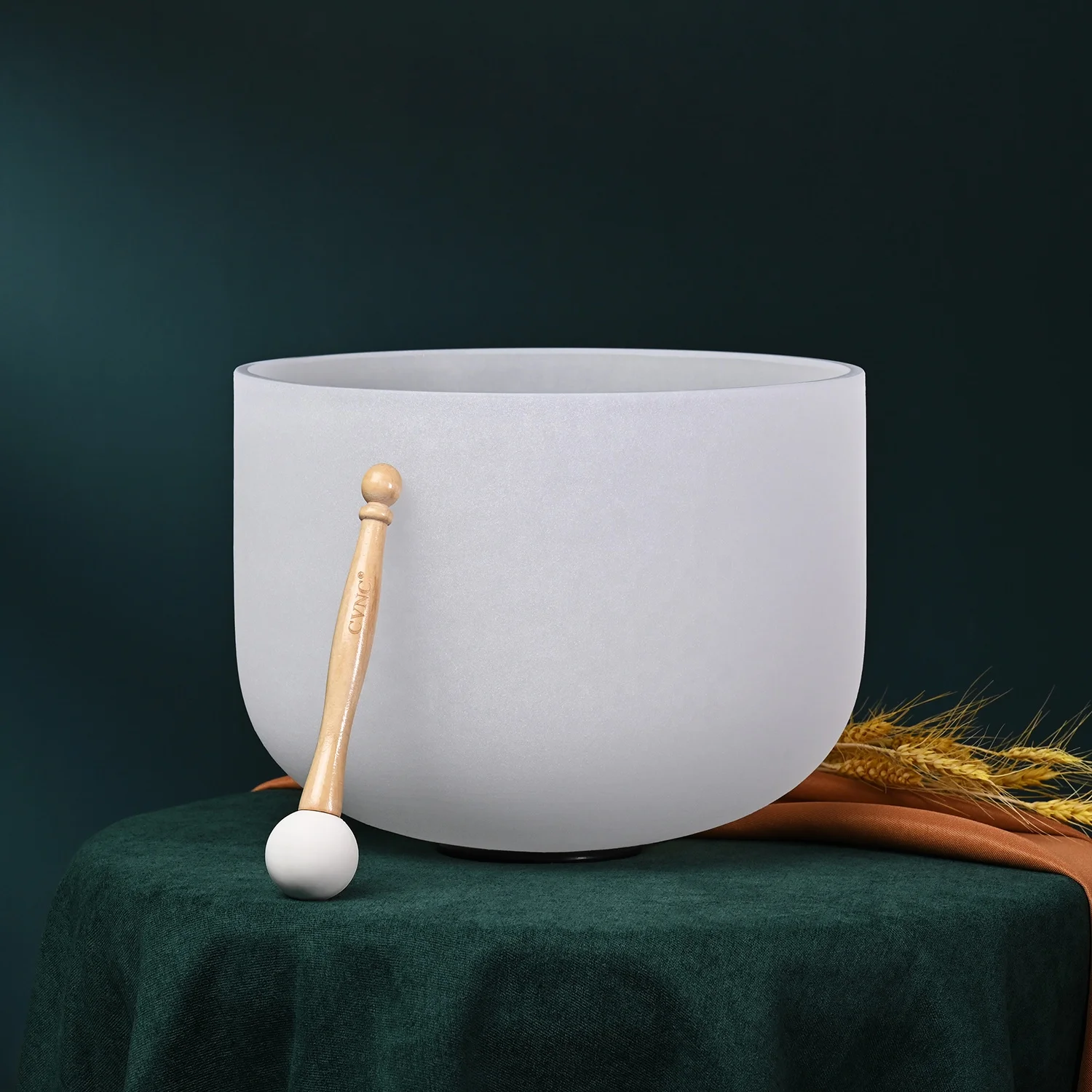 SUCCESS Frosted 432Hz 440Hz Crystal Bowl Set for Sound Healing Quartz Singing Bowls Klangschale Set