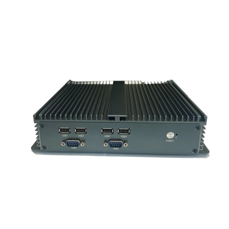 Industrial control embedded PC dual network 6port J1900 fanless low power mini computer