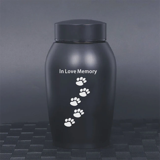 Лазерная Гравировка Логотип под заказ ПЭТ гроб пепельница память подарок нержавеющая сталь кремация урна