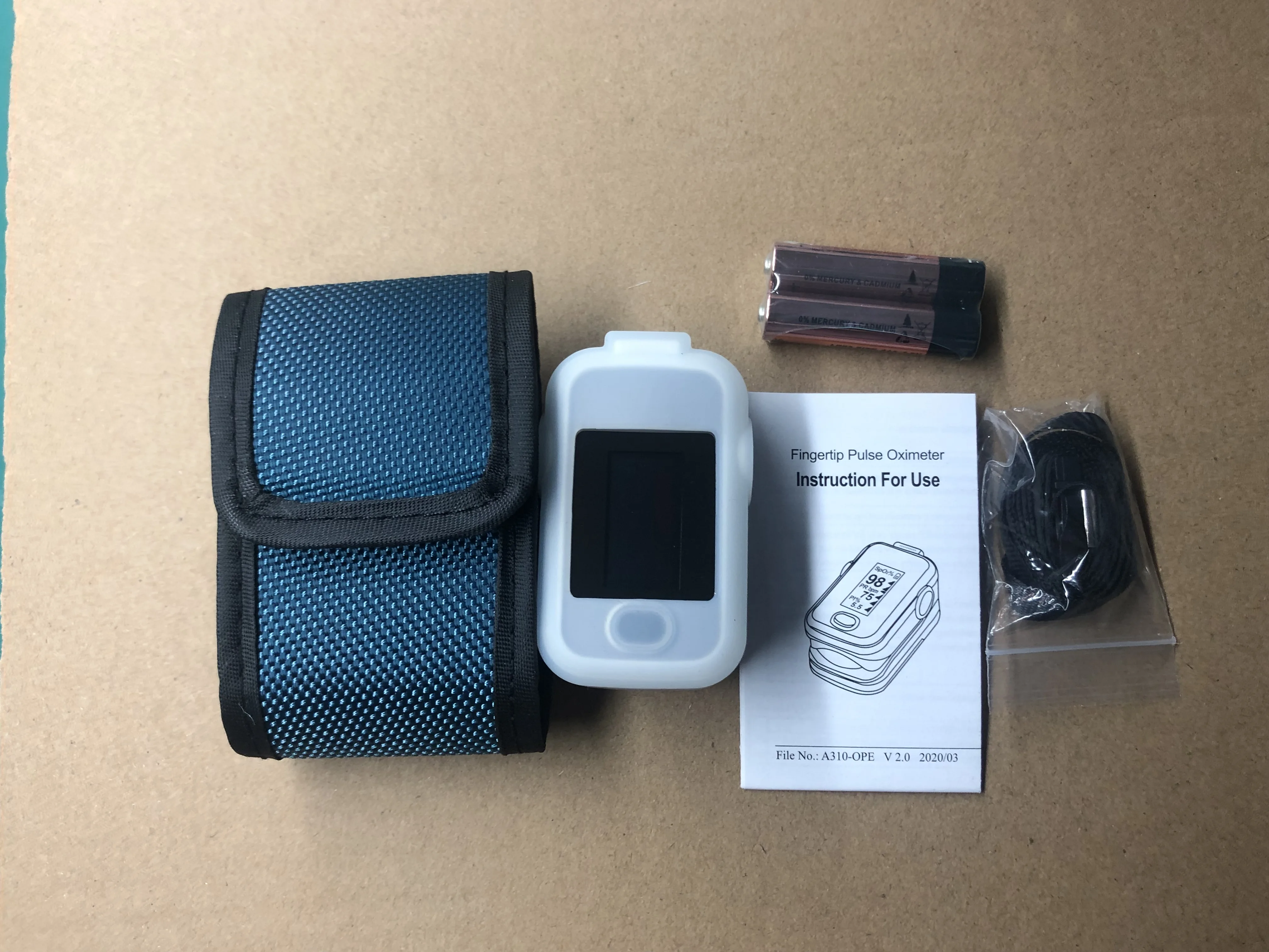 
Portable Neonatal Perfusion Index Digital Spo2 Sensor Fingertip Pulse Oximeter 
