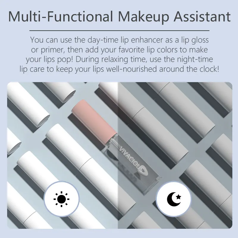 Vivacious High Shine Lip Gloss Clear Oil with Olea Europe (Olive) Fruit Oil