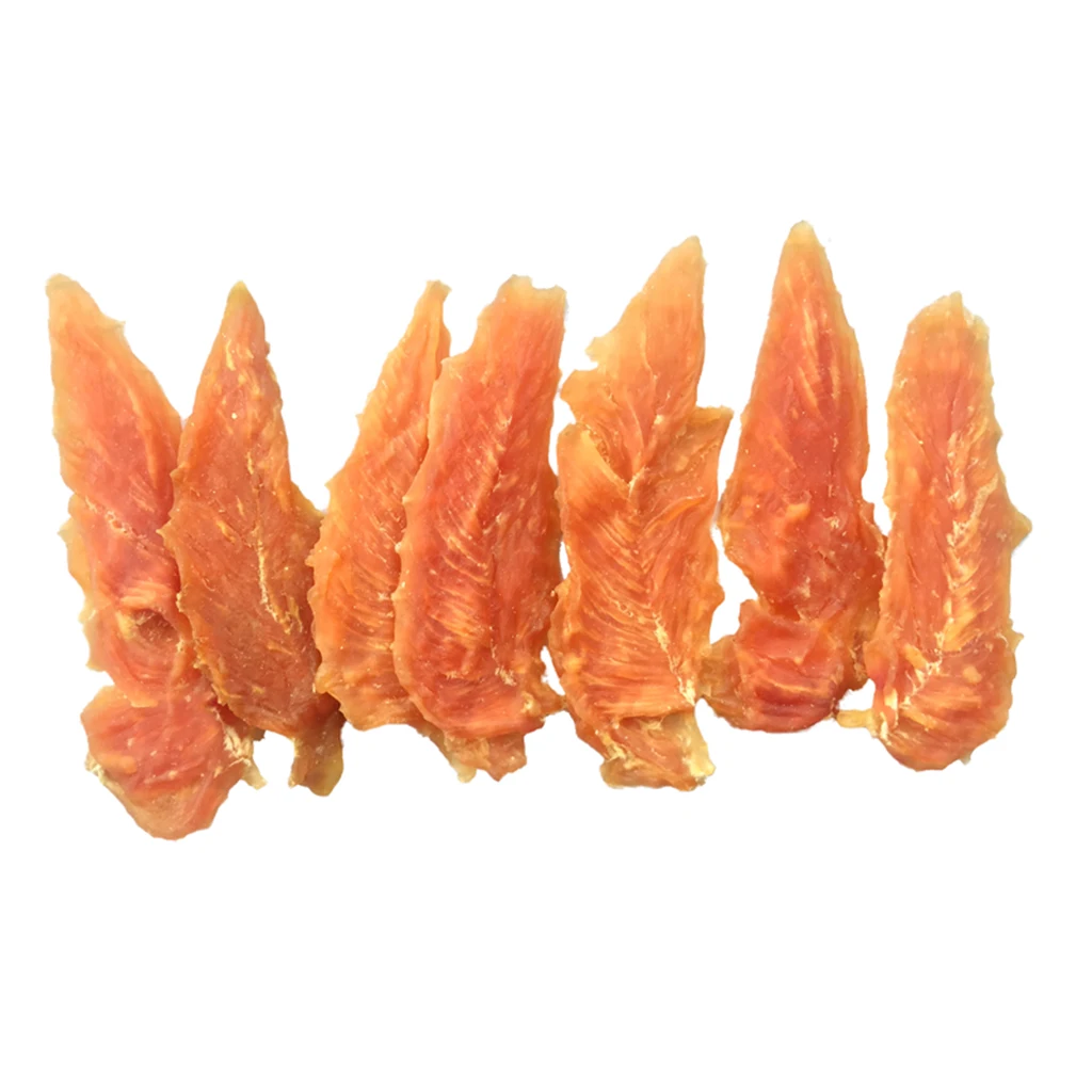OEM Wholesale Chicken duck Meat Jerky Fillet 100% Natural Pet Food Dog Treats Pet Snacks