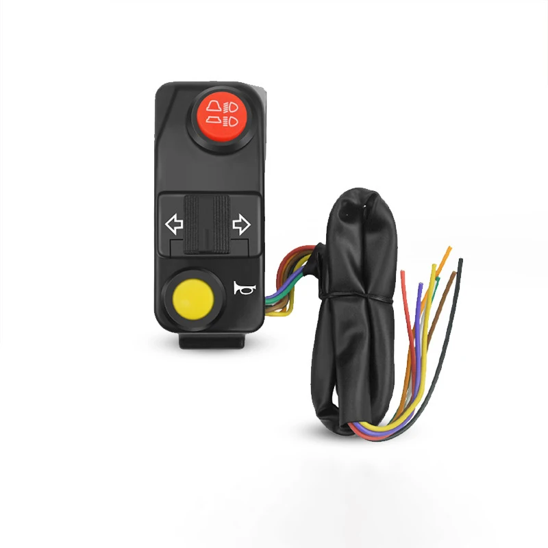 Модифицированный переключатель для мотоцикла трехфункциональный ручной сиденья фары рулевого