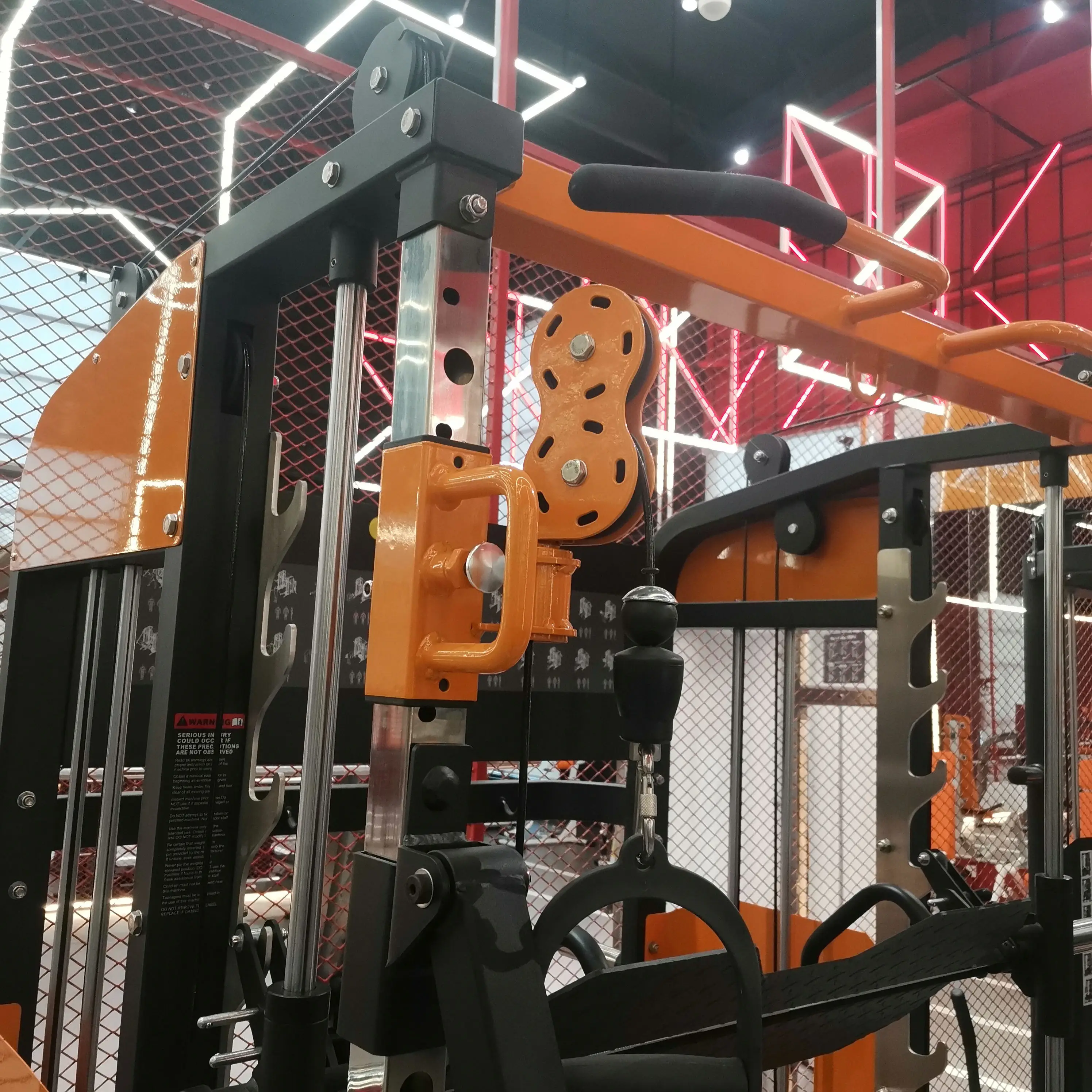 Multi Function Station High Quality Smith Machine Cable Trainer Plate Loaded Machine 3D Smith Machine