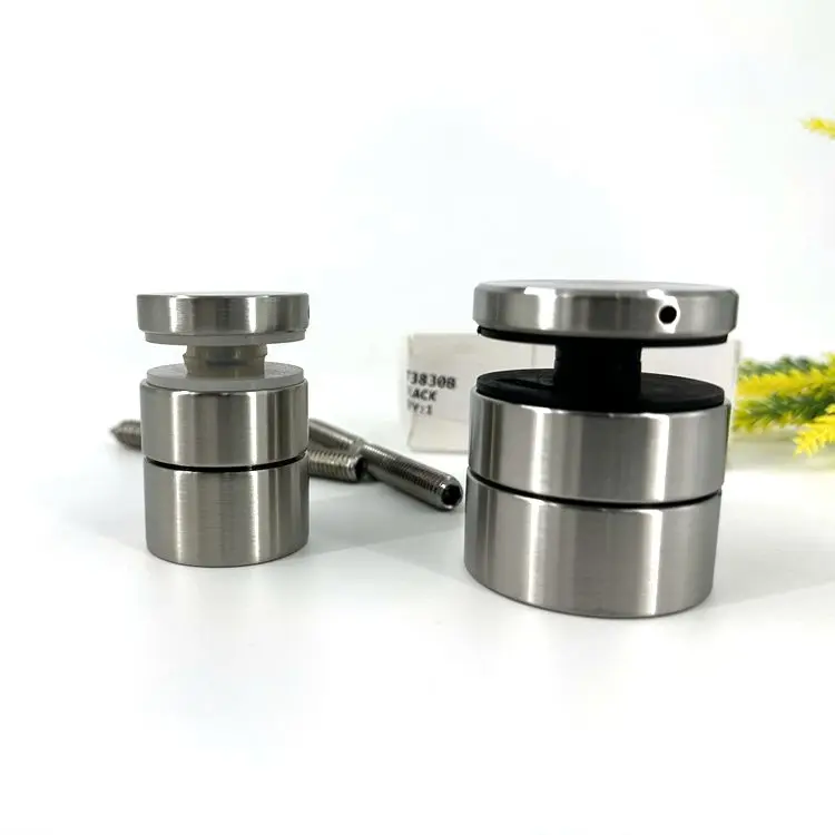 304 mirror  for 10 to 20 mm stainless steel adjustable glass standoff