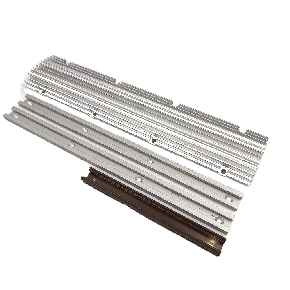 Высокоточный станок с ЧПУ для обработки фрезерного 6061 анодированного алюминиевого экструзионного профиля с анодированной поверхностью