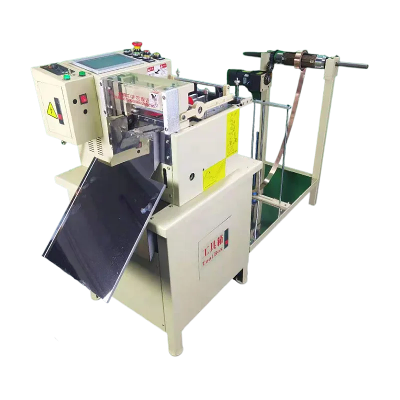 Automatic Fabric Strip Cutting Machine Elastic Ribbon Pvc Tape Belt Paper Cutter Machine