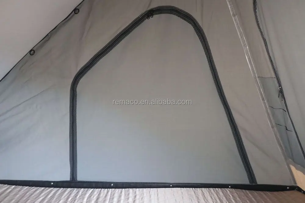 Hot Sale Uk Camper Triangle Hardshell RTT Super Lightweight Hard Shell Car Roof Top Tent With Rack