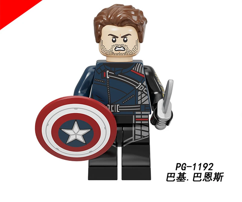 Хит продаж игрушечный конструктор Marvel мини-фигурка видение звезда лорд капитан Великобритания Игрушечная модель