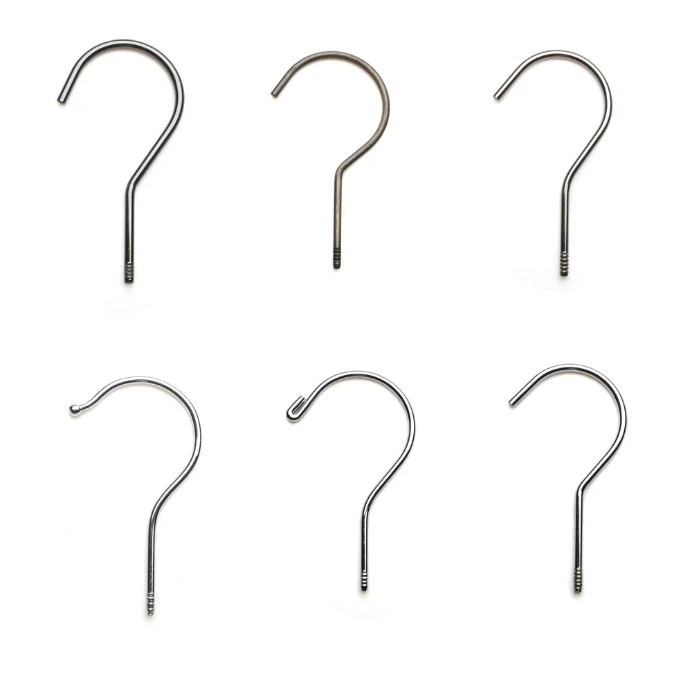 Manufacturer price hanger accessories metal hooks chrome silver gold brass hook for wooden hanger