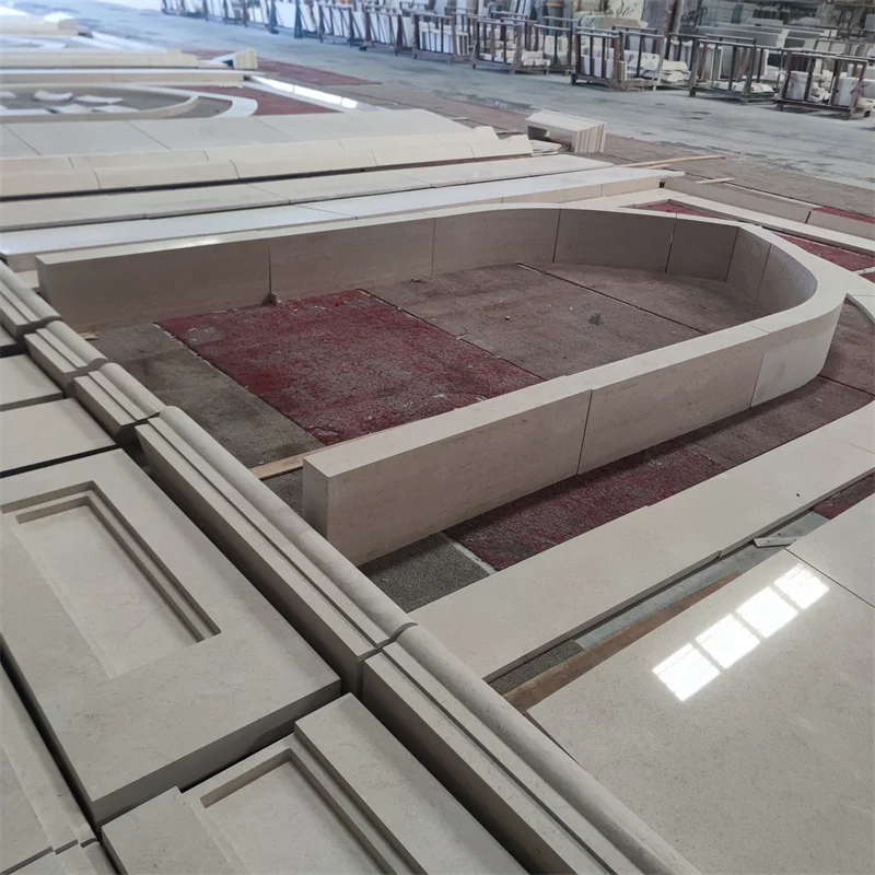 Polished Bronze Limestone Moleanos Beige Limestone Exterior Wall Cladding Slabs for Indoor/Outdoor Floor Tiles-1 Year Warranty