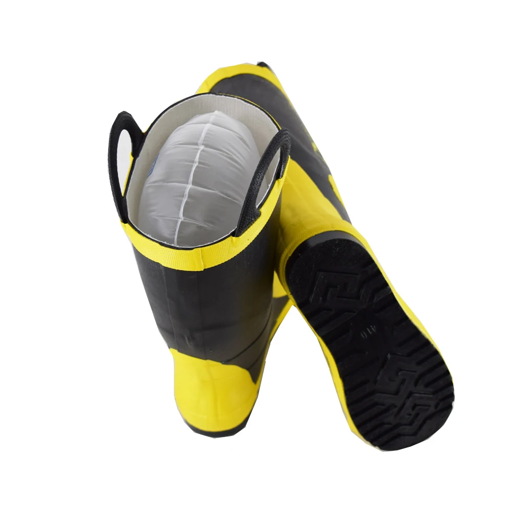 Высокое качество работы огнезащитный пожаротушения защитные сапоги из ПВХ