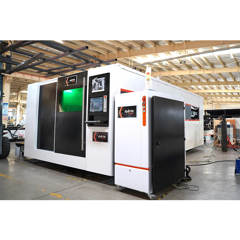 Intelligent Bevel Pipe Open Structure Steel Fiber Laser Cutter 3d Five axis 12kw 15kw 12m I Beam H Beam Laser Cutting Machine