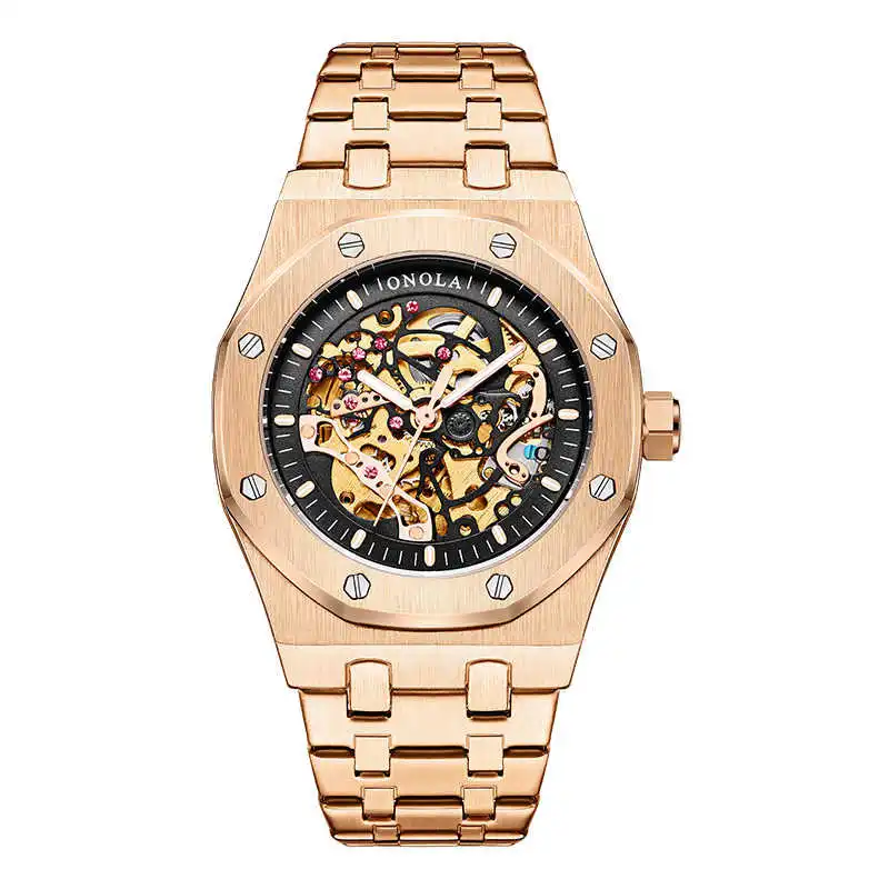 2021 Brand Designer Swiss Tourbillon Movement Wristwatches Relojes For Mens 18K Gold Plated Automatic Mechanical Clock Watches
