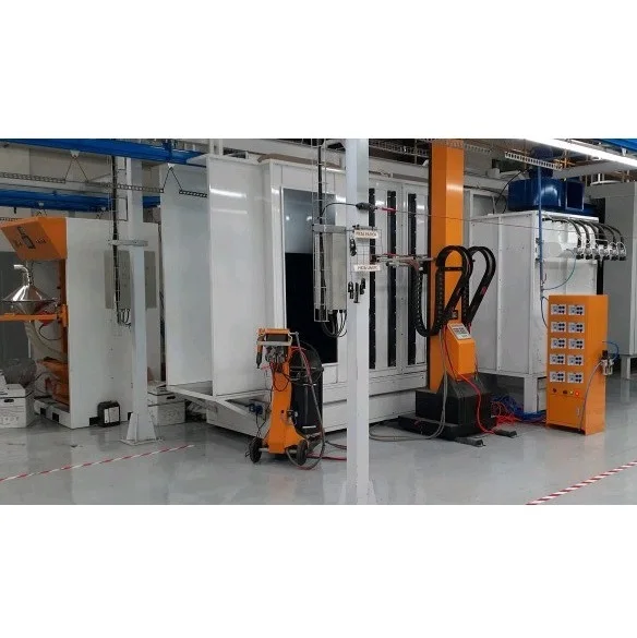 Automatic Large Powder Coating Spray Booth