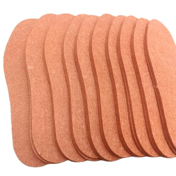 Wholesale Thick Winter Warm Wool Felt insole Plush Velvet Insole