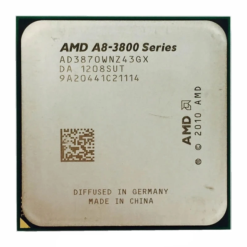 FoR AMD A8-Series A8-3870K A8 3870 K 3.0 GHz Quad-Core CPU Processor AD3870WNZ43GX Socket FM1