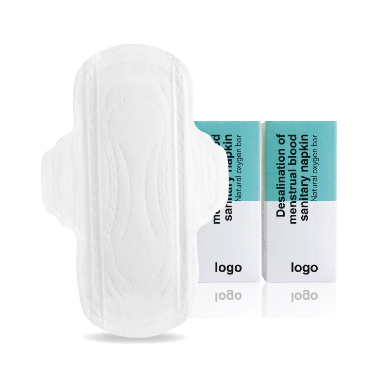 Private Label High Quality Disposable Use Sanitary Pads Desalination of Menstrual Blood Sanitary Napkin Wholesaler